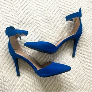 Blue point toed heels size 10